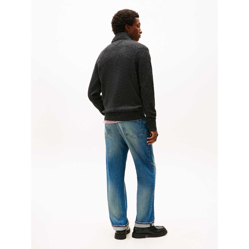 Tommy Hilfiger Wool Blend Donegal Roll Neck Jumper image number 1